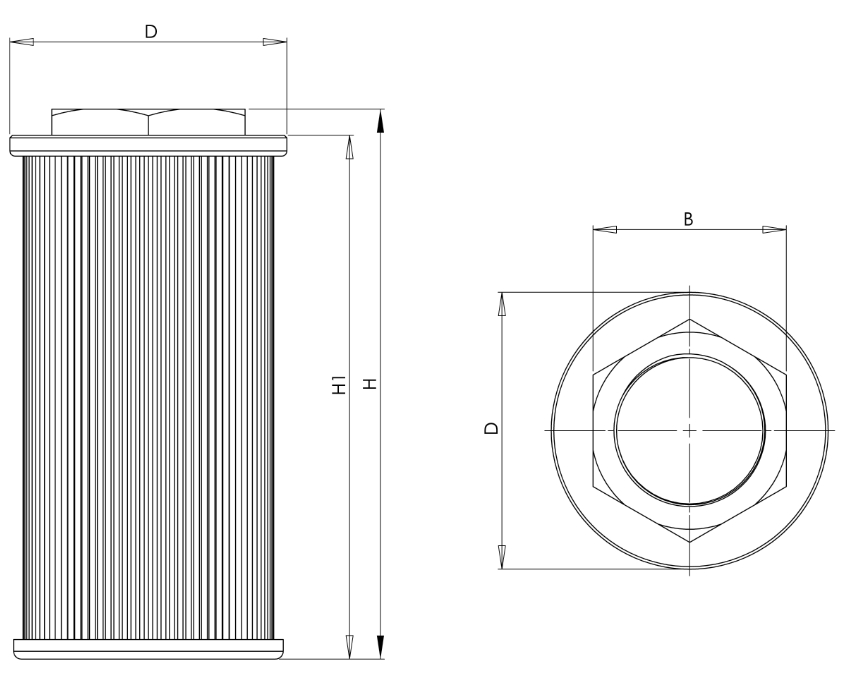 Air Filters MF- Series (MF-08/10/12/16/20/32)