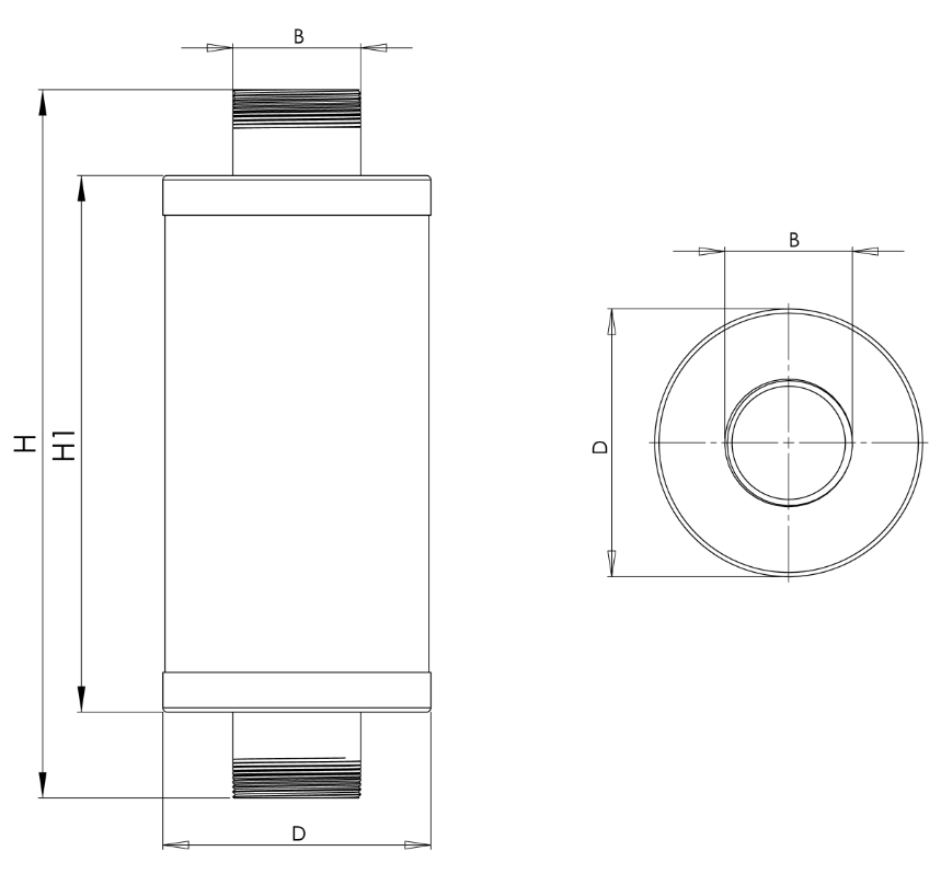 消音器（ATT-ES-1.5＂/2＂/2.5＂/4＂）